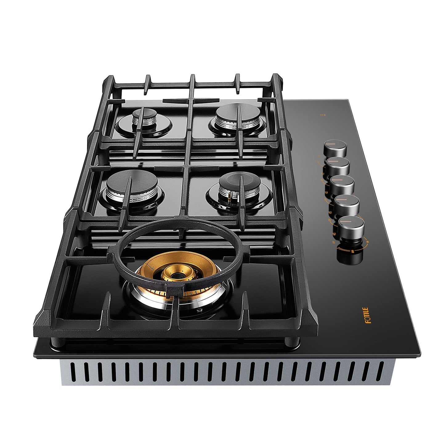 Fotile 36" Anti-glare Glass Tri-Ring Gas Cooktop Series