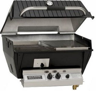 Broilmaster Q3X Gas Slow Cooker Grill Package - Liquid Propane