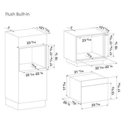Fotile 24'' Built-in Tempered Glass Steam Oven