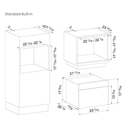 Fotile 24'' Built-in Tempered Glass Steam Oven