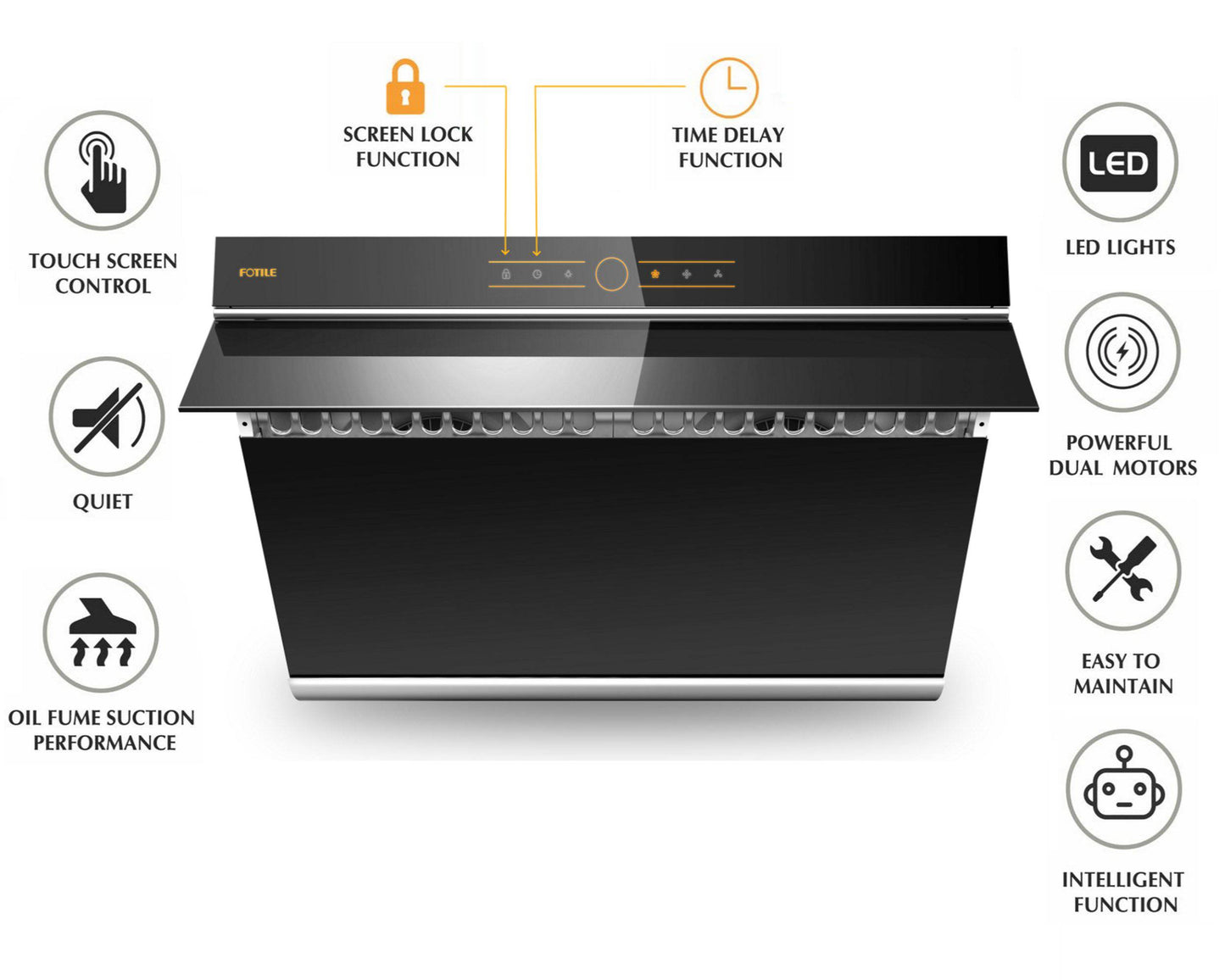Fotile 30"/36" Under-Cabinet Wall Mount Classic Series