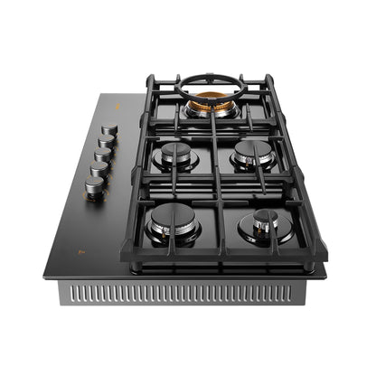 Fotile 36" Anti-glare Glass Tri-Ring Gas Cooktop Series