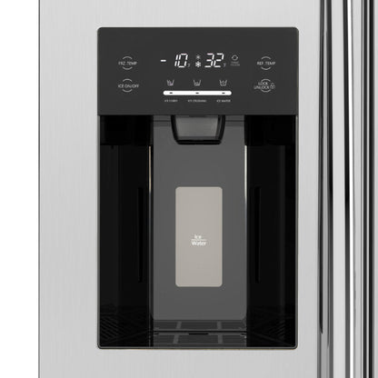 Kismile 36" Side By Side 20.01 Cu. ft. Built-in Refrigerator with Freezer & Ice Maker Included