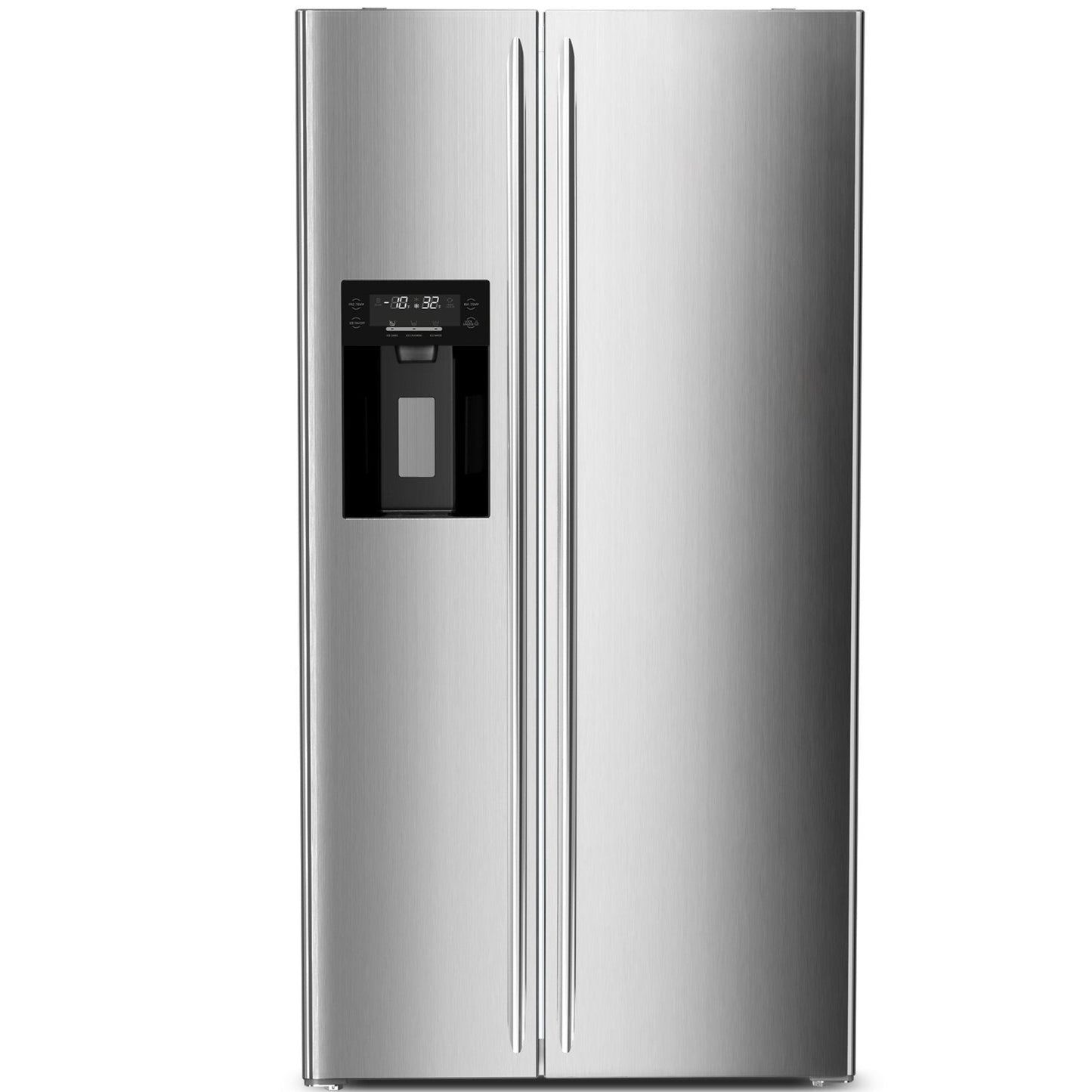 Kismile 36" Side By Side 20.01 Cu. ft. Built-in Refrigerator with Freezer & Ice Maker Included