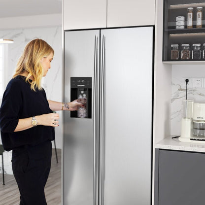 Kismile 36" Side By Side 20.01 Cu. ft. Built-in Refrigerator with Freezer & Ice Maker Included