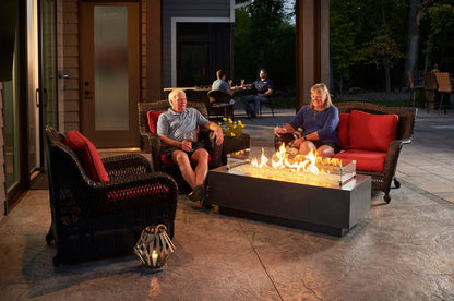 Outdoor Greatroom Cove 54" Linear Gas Fire Pit in Midnight Mist w/ Electronic Ignition (LP)