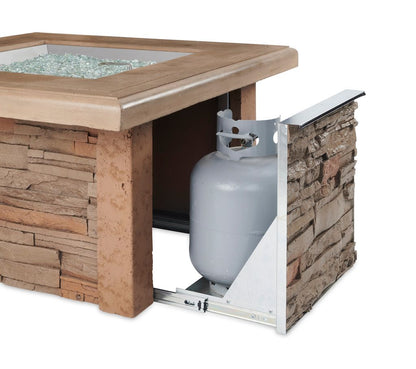 Outdoor Greatroom Sierra Square Gas Fire Pit Table