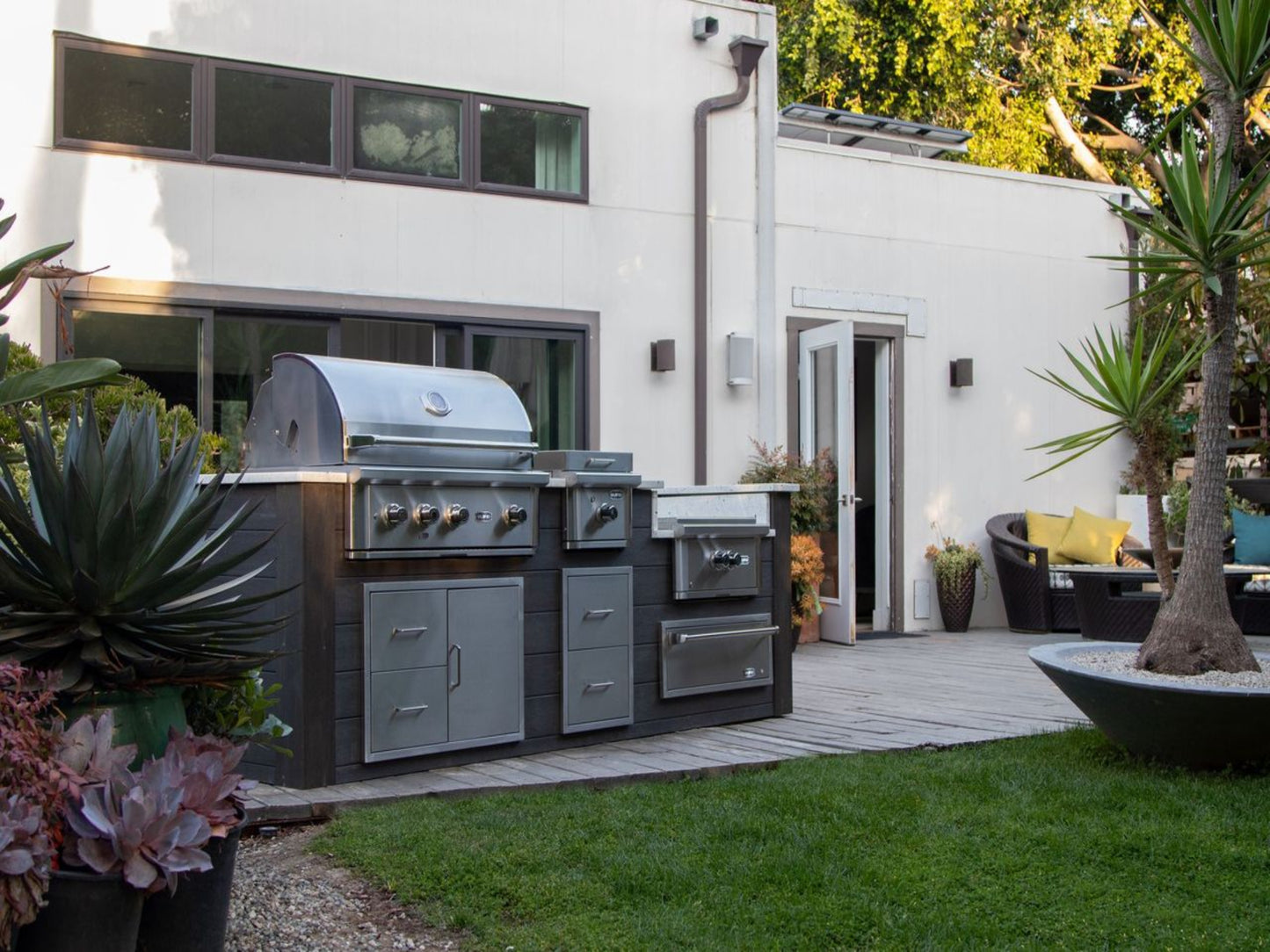 Wildfire Grill Island with 36" Ranch PRO Built-In Gas Grill