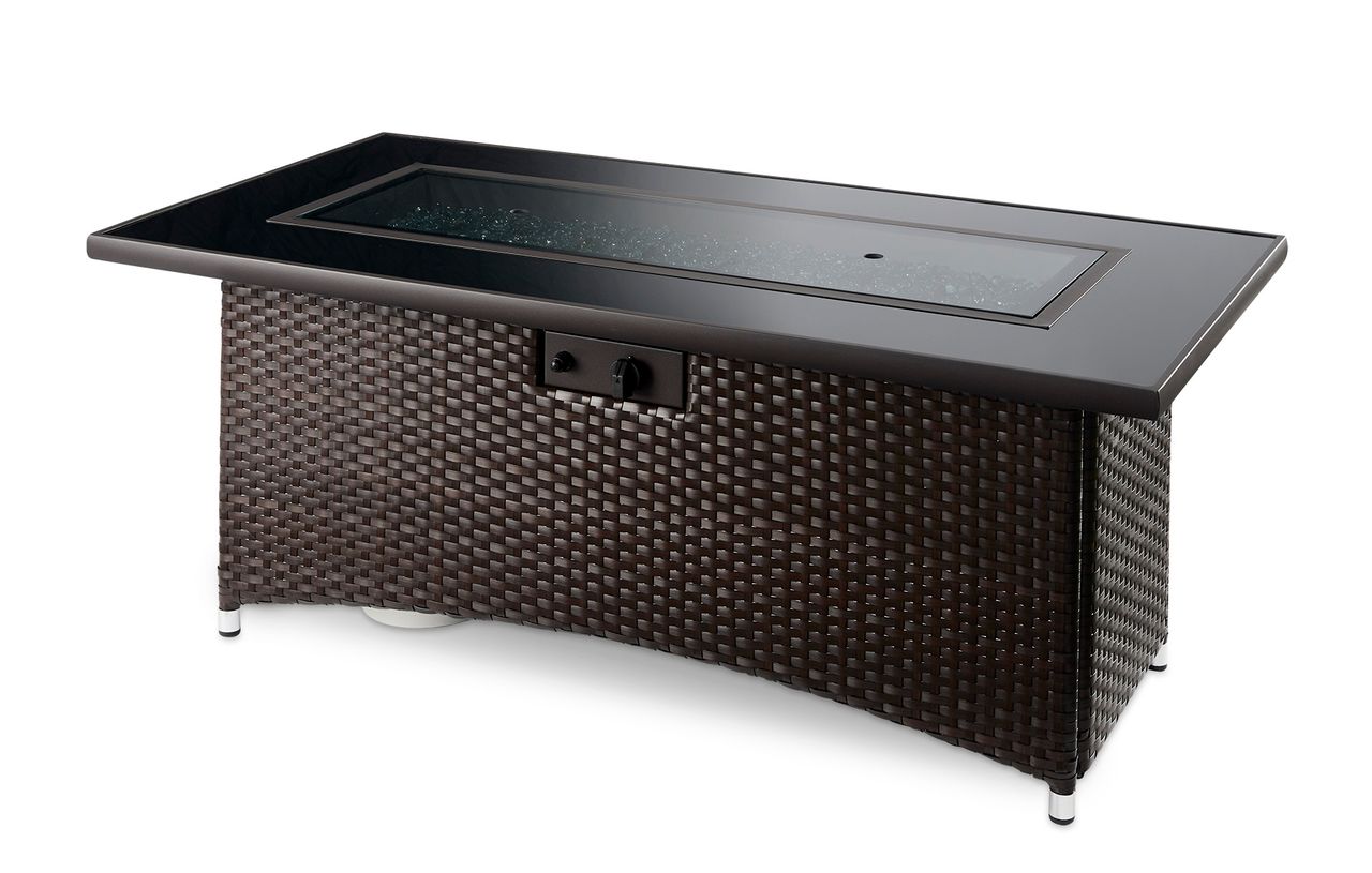 Outdoor Greatroom Balsam Montego Linear Gas Fire Pit Table
