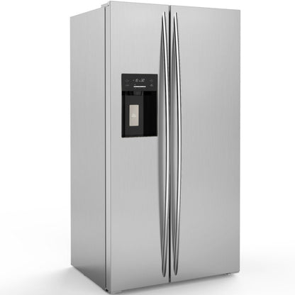 Kismile 36" Side By Side 20.01 Cu. ft. Built-in Refrigerator with Freezer & Ice Maker Included