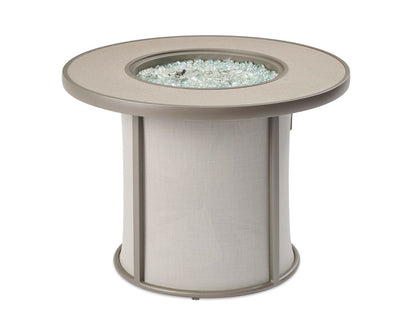 Outdoor Greatroom Stonefire Round Gas Fire Pit Table