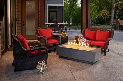 Outdoor Greatroom Cove 54" Linear Gas Fire Pit in Midnight Mist w/ Electronic Ignition (LP)