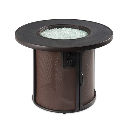 Outdoor Greatroom Stonefire Round Gas Fire Pit Table