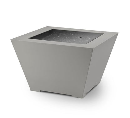 Outdoor Greatroom Cove 38" Trapezoid Gas Fire Pit in Natural Grey