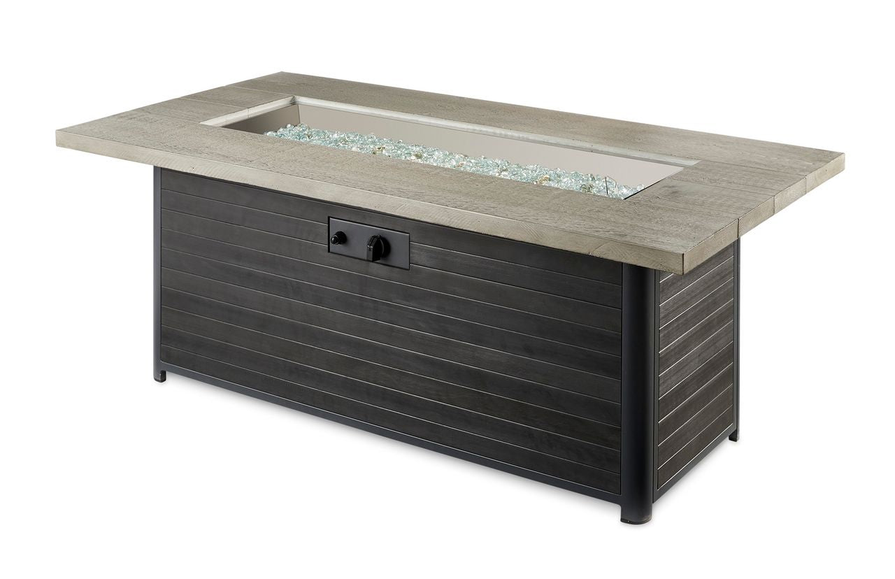 Outdoor Greatroom Cedar Ridge Linear Gas Fire Pit Table