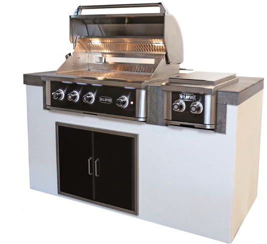 Wildfire Grill Island with 36" Ranch PRO Built-In Gas Grill