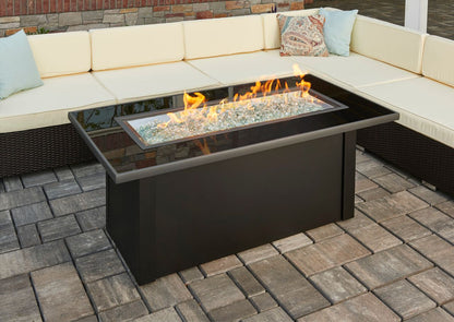 Outdoor Greatroom Monte Carlo Linear Gas Fire Pit Table