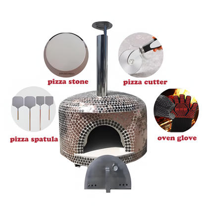 AurumForno Mosaico Brick Pizza Oven