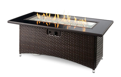 Outdoor Greatroom Balsam Montego Linear Gas Fire Pit Table