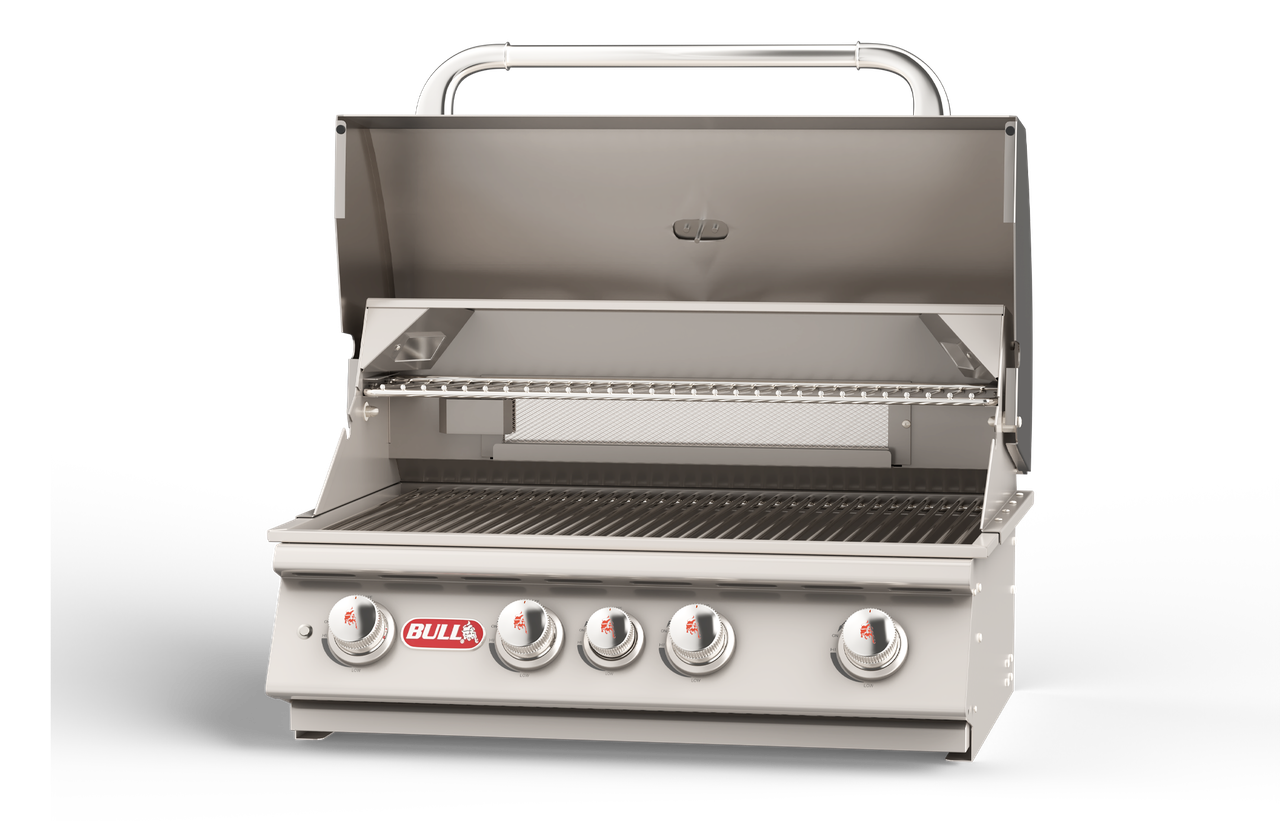 Bull Outdoor 30" Angus Drop In Grill w/light - 4 Burner / 75,000 BTU's