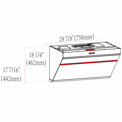 Fotile Under-Cabinet / Wall Mount Core Series 30"