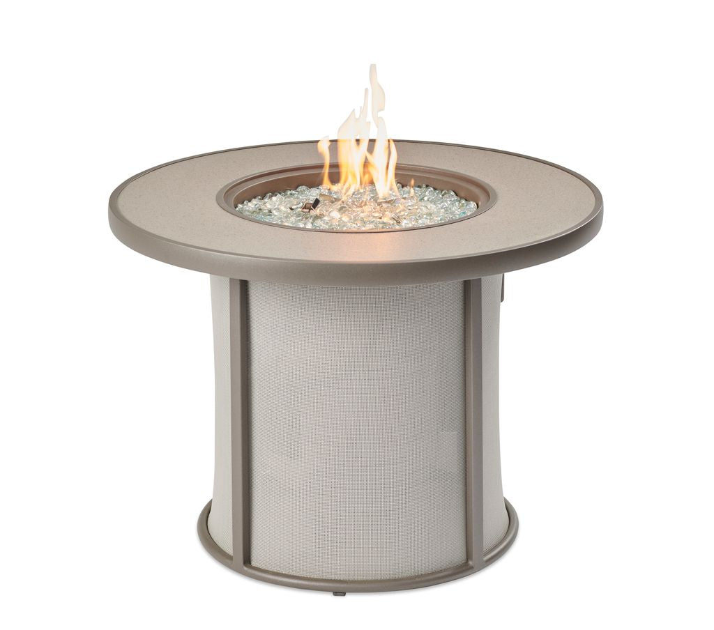 Outdoor Greatroom Stonefire Round Gas Fire Pit Table