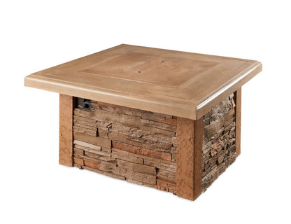 Outdoor Greatroom Sierra Square Gas Fire Pit Table