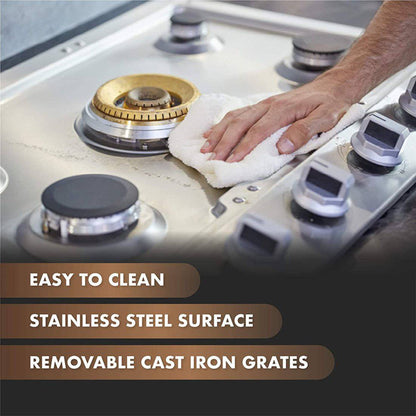 Fotile 30"/36" Stainless Steel Tri-Ring Gas Cooktop Series