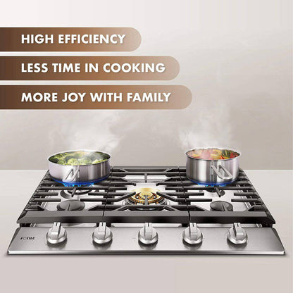 Fotile 30"/36" Stainless Steel Tri-Ring Gas Cooktop Series