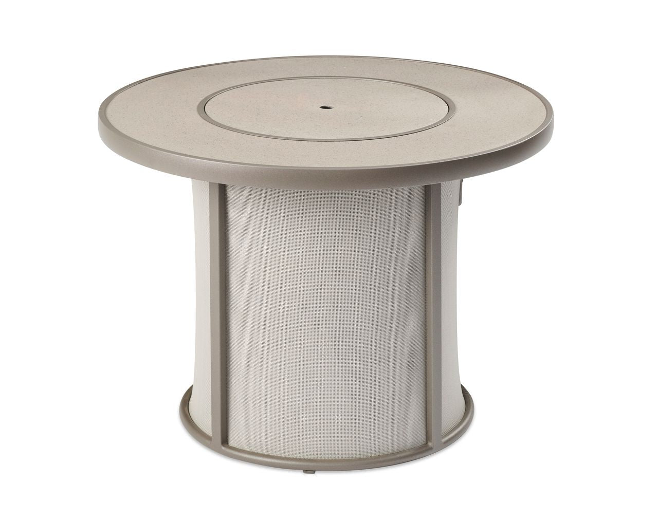 Outdoor Greatroom Stonefire Round Gas Fire Pit Table